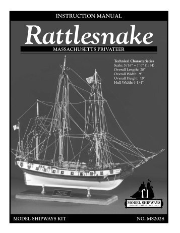 Rattlesnake Instr. Manual - Nature Coast Hobby Shop