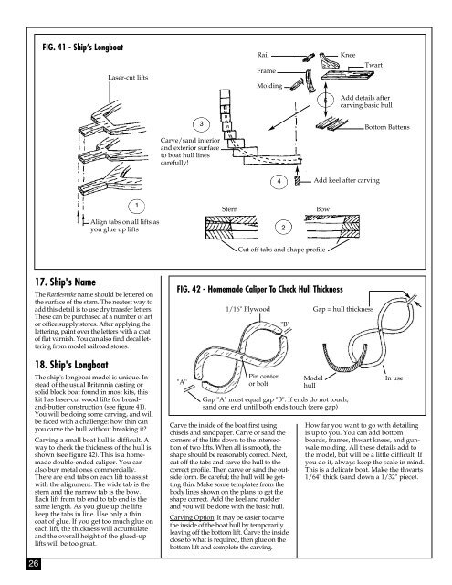 Rattlesnake Instr. Manual - Nature Coast Hobby Shop