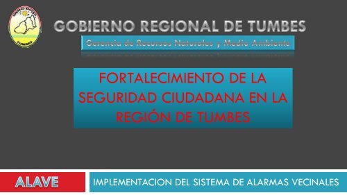 fortalecimiento de la seguridad ciudadana en la región de tumbes