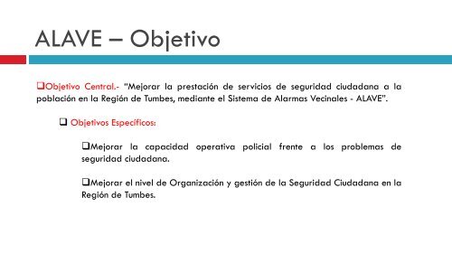 fortalecimiento de la seguridad ciudadana en la región de tumbes