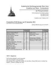 Protokoll der PGR-Sitzung am 19. September 2011 - Herz Jesu ...