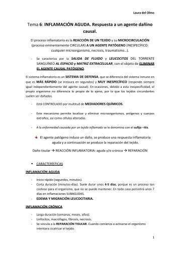 6. INFLAMACION AGUDA.pdf - VeoApuntes.com
