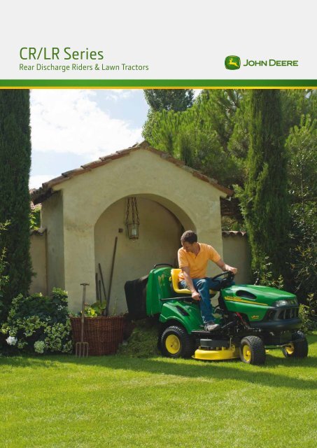 CR LR Series Rear Discharge Riders Lawn Tractors John Deere