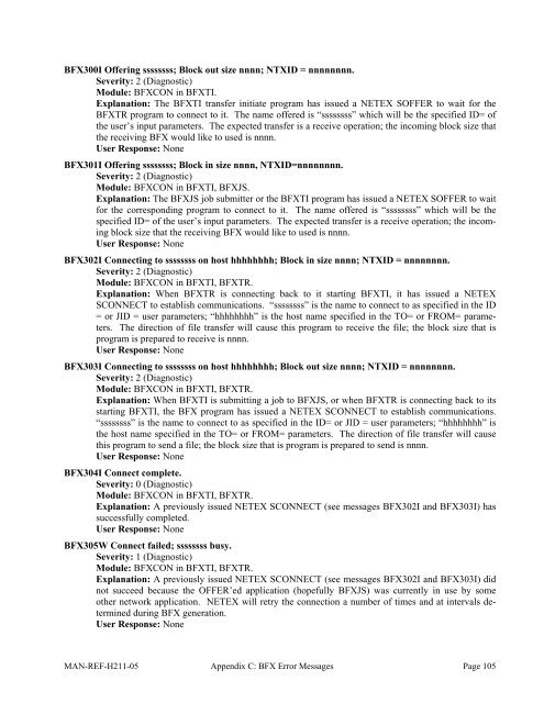 Software Reference Manual - NetEx