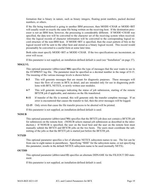 Software Reference Manual - NetEx