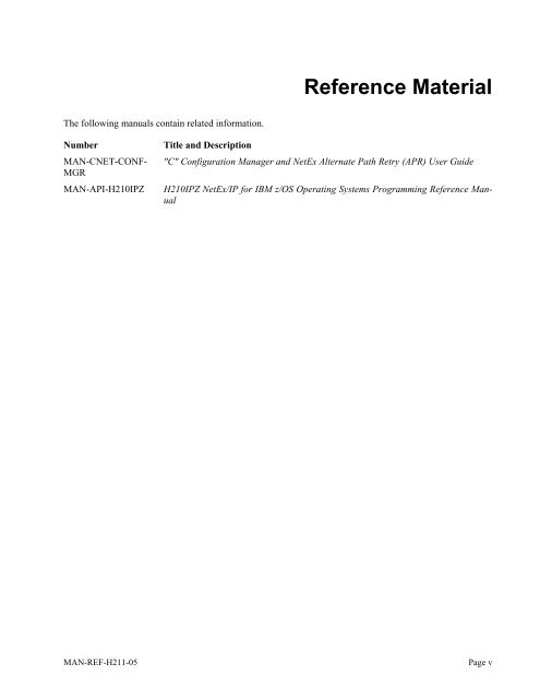 Software Reference Manual - NetEx