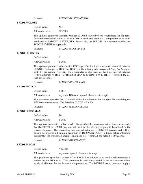 Software Reference Manual - NetEx