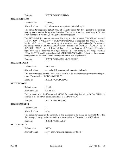 Software Reference Manual - NetEx