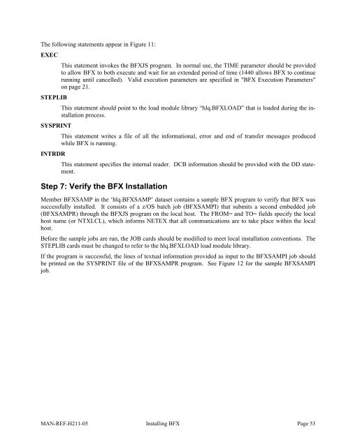 Software Reference Manual - NetEx