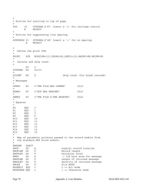 Software Reference Manual - NetEx