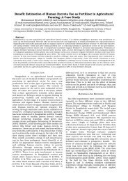 Benefit Estimation of Human Excreta Use as Fertilizer in Agricultural ...
