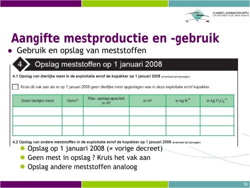 Aangifte mestproductie en -gebruik