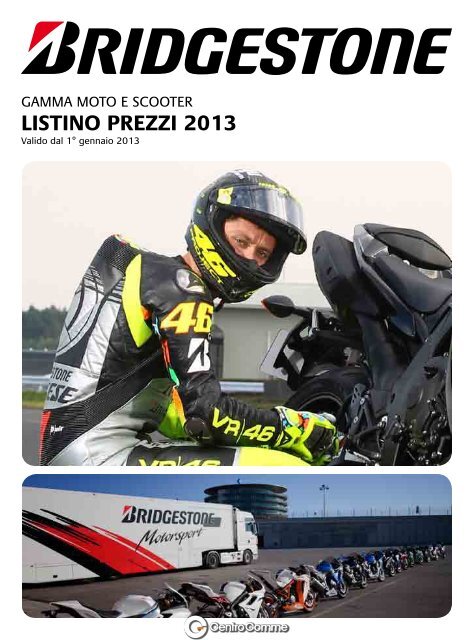 Bridgestone Moto Gennaio 2013 - Centrogomme