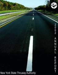 2002 Annual Reports - New York State Thruway