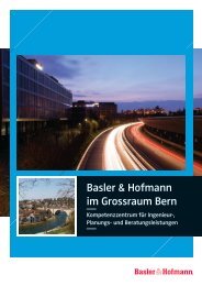 Basler & Hofmann im Grossraum Bern