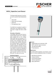 NC56 Capacitive Level Sensor - Fischer