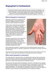 Dupuytren's Contracture - Dupuytren Foundation