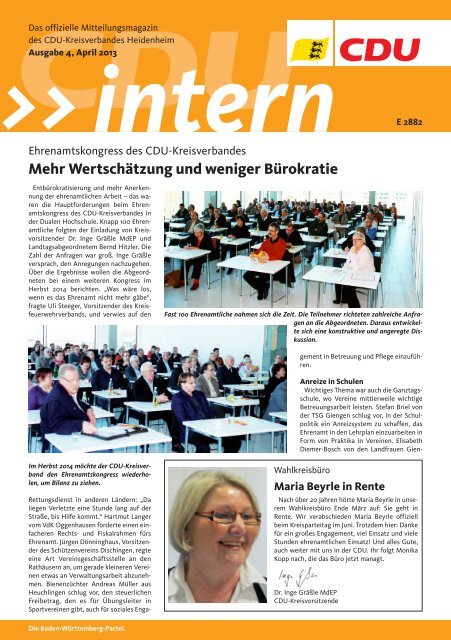 Ausgabe 04.2013 - CDU Heidenheim