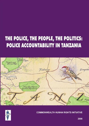 tanzania report final - Commonwealth Human Rights Initiative