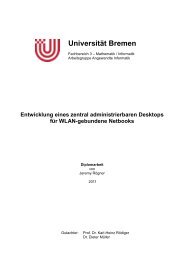 Entwicklung eines zentral administrierbaren Desktops für WLAN ...