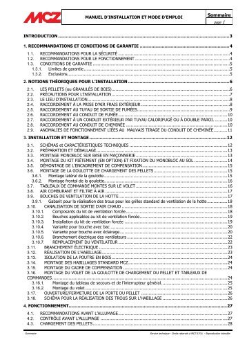 MCZ Vivo 80 pellet FR.pdf - Fero