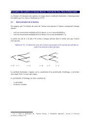 Evaluation des options en temps discret : formule de Cox ... - blog.de