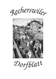 Dorfblatt_2009_05 [PDF, 2.00 MB] - Recherswil