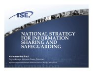 national strategy for information sharing and safeguarding - Digital ...