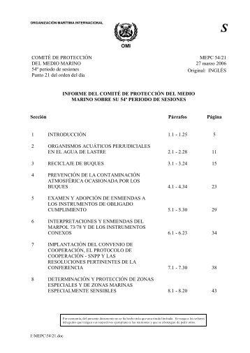 MARPOL MEPC.141 (54) pÃ¡gs. 91-105 - DIRNEA DirecciÃ³n ...