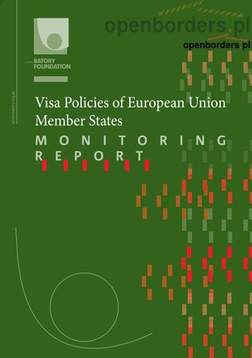 Visa Policies of European Union Member States - Fundacja im ...