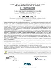 Prospecto preliminar da oferta pÃºblica de distribuiÃ§Ã£o ... - RB Capital