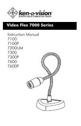 Video Flex 7000 Series Instruction Manual 7100 ... - Ken-A-Vision