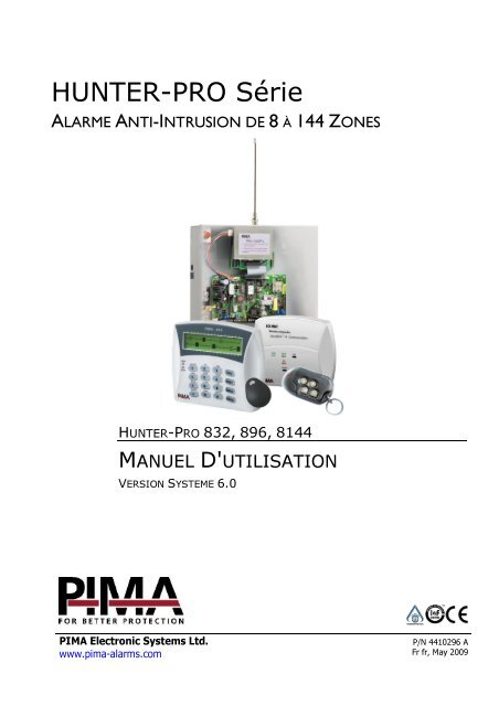 HUNTER-PRO Série - Pima Electronic Systems Ltd