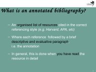 What is an annotated bibliography? - Library