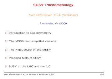 SUSY Phenomenology