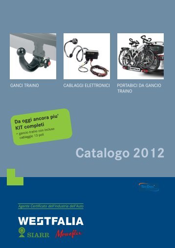 Catalogo 2012 Da oggi ancora piu - Westfalia