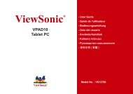 VPAD10 User Guide, English - Viewsonic