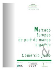 Mercado europeo de purÃ© de mango orgÃ¡ncio & comercio justo. - CEI