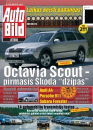 Gamybos metai - Autobild.lt - Veidas.lt