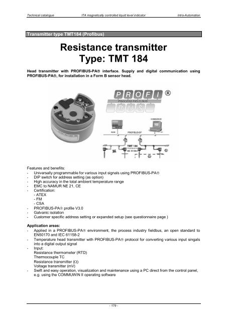 ITA Technical Catalogue