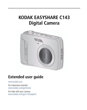 KODAK EASYSHARE C143 Digital Camera