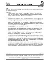 service letter - Cessna