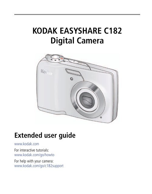 KODAK EASYSHARE C182 Digital Camera