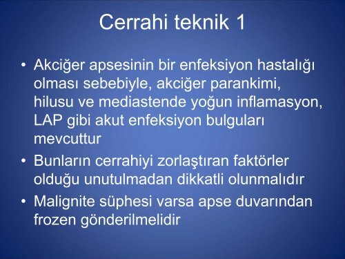 AKCÄ°ÄER APSESÄ°NDE CERRAHÄ° TEDAVÄ°