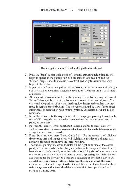 SXVR-H9 handbook.pdf - Starlight Xpress