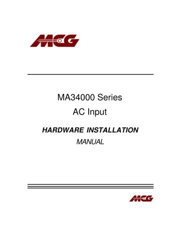 MA34000-installation-manual.pdf - Electromate Industrial Sales ...