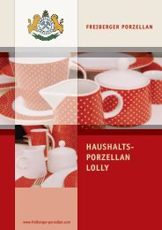 HAUSHALTS- PORZELLAN LOLLY - Freiberger Porzellan