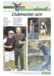 Clubmeister 2011 - Golf Club Eifel e.V.