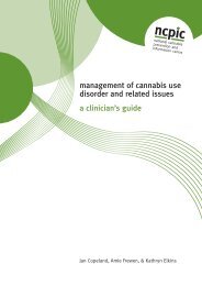 A clinician's guide - National Cannabis Prevention and Information ...