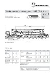 Data sheet M 70-5 (BP 4311) [.PDF (kb383); 721.22 kb] - Putzmeister